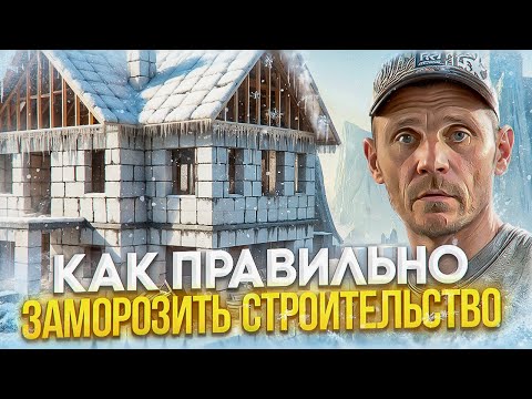 Успей ДО ЗИМЫ! Как заморозить стройку чтобы НЕ ПЕРЕДЕЛЫВАТЬ всё сначала