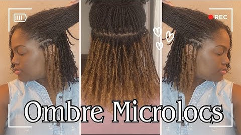 Ombré Micro Locs | Wrapped Loc Extensions Tutorial | QVR HAIR