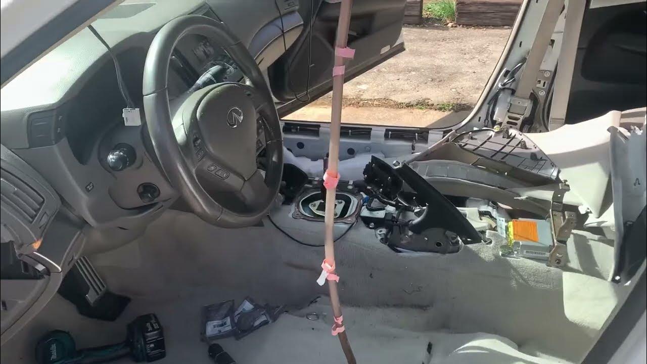 G37 water leak sunroof drain fix. YouTube