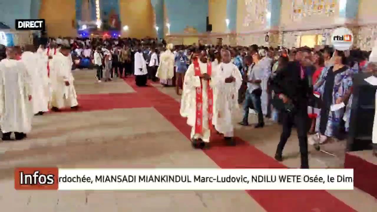 Messe D'ordination  Sacerdotale, présidée par Mgr. Giraud PINDI à la paroisse N.D. DE FATIMA/Matadi