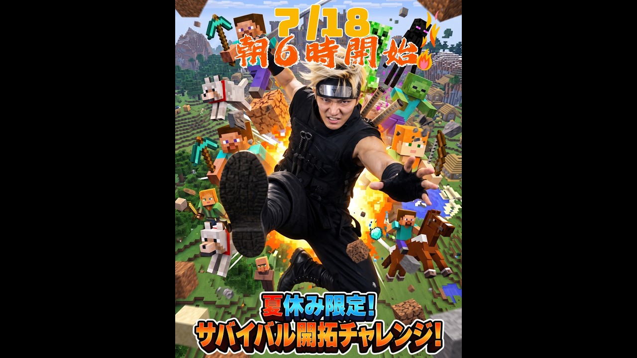 夏休み限定サバイバル！ - YouTube