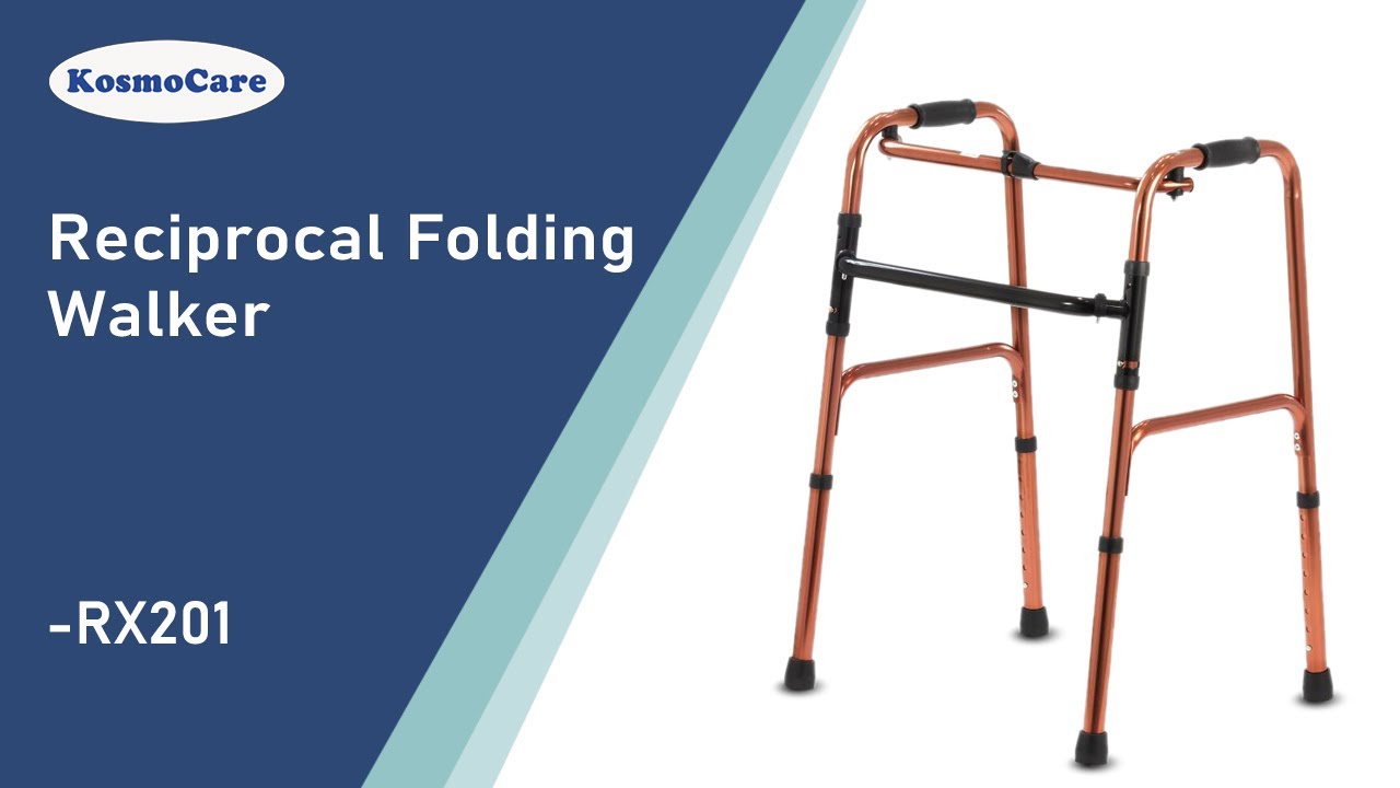 KosmoCare Folding Walker Reciprocal Features (RX201) YouTube