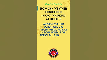 unsafe working at height | how adverse weather affects safety #shorts #shortsfeed #safetyfirstlife