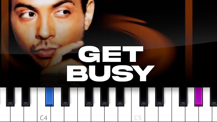 Get Busy Piano version - Piano performance video thumbnail