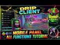 Drip Client ApkMod Set-Up Bangla || Google & Facebook ID Login ✅ || OB53 Update Panel 🔥 #headshot