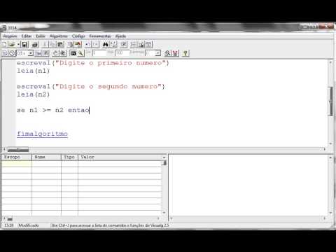Curso de Lógica de Programação - Aula 09 - Algoritimo de número maior