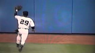 Gerald Williams Saves Dwight Gooden's No Hitter Robbing A-Rod!