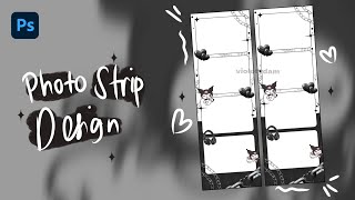 design photostrip using adobe photoshop