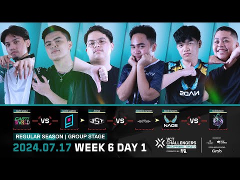 [EN] 2024 VALORANT Challengers PH - Split 2 - Week 6 Day 1