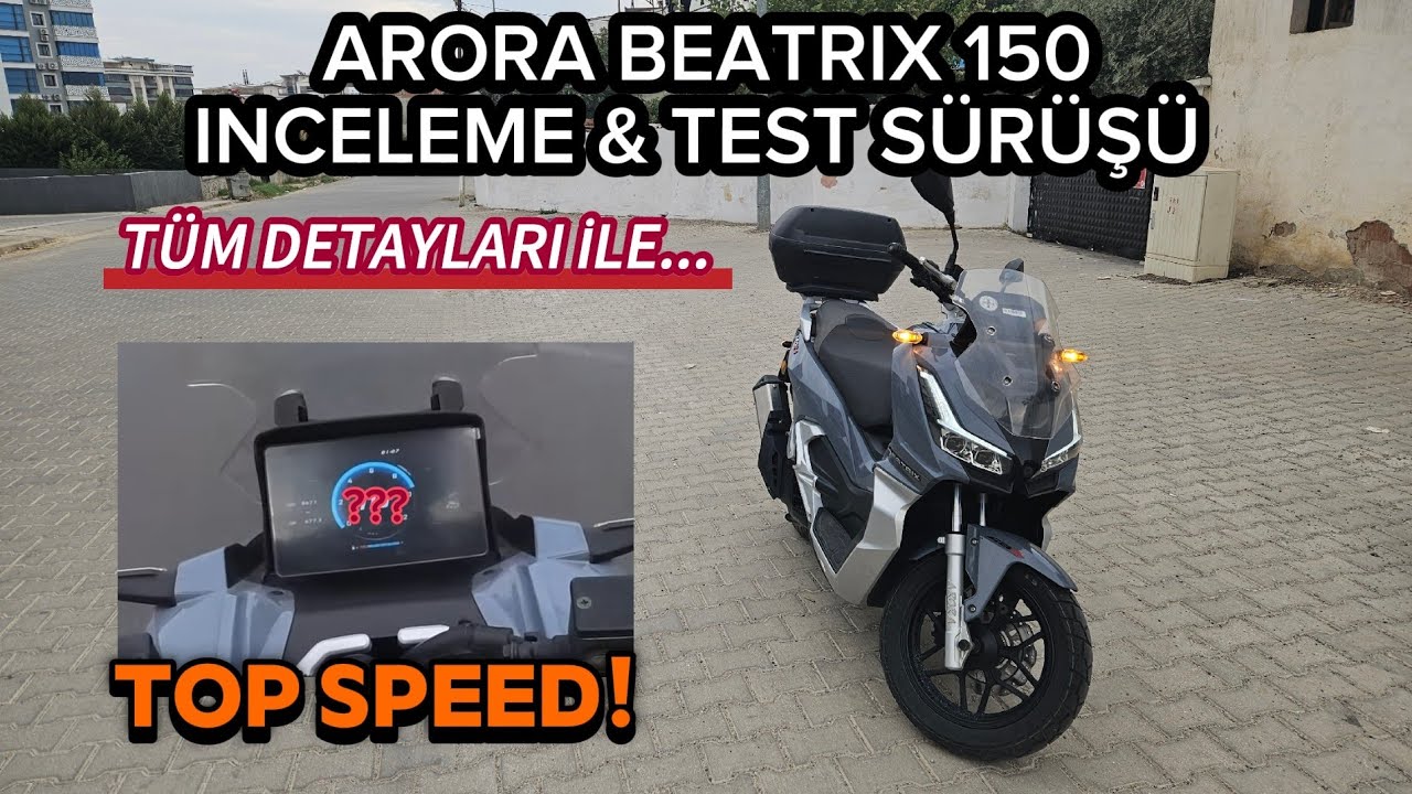 ARORA BEATRİX 150 TÜM ARTI VE EKSİLERİ İLE İNCELENME VE TEST SÜRÜŞÜ! |  Çağlarca Motovlog