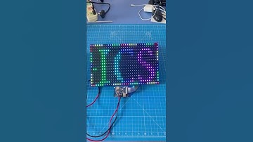 P10 LED Full Color RGB Display with HD-WF2 WIFI Controller #shorts