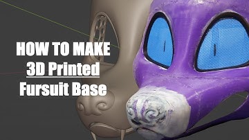 3D Printed Fursuit Head TUTORIAL