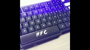 Customized Keyboard Printed By RF-3360 UV Printer
