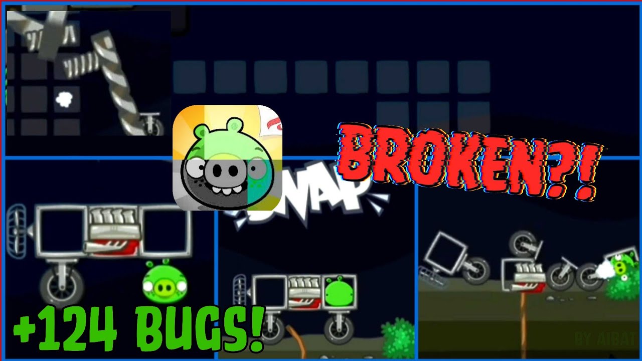 Bad Piggies has over 100 Bugs!