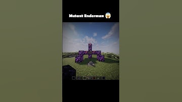 Spawn Mutant Enderman in Minecraft #shorts