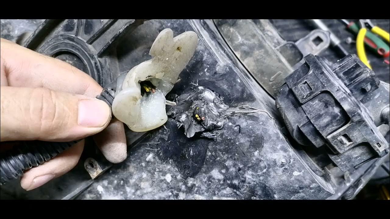 установка корректора фар лансер 9