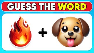 Can You Guess The WORD By The Emoji? 🤔| Emoji Quiz #8