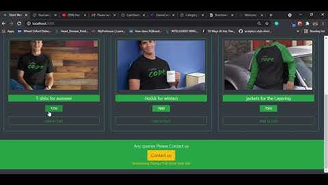 E- commerce website using Django and react