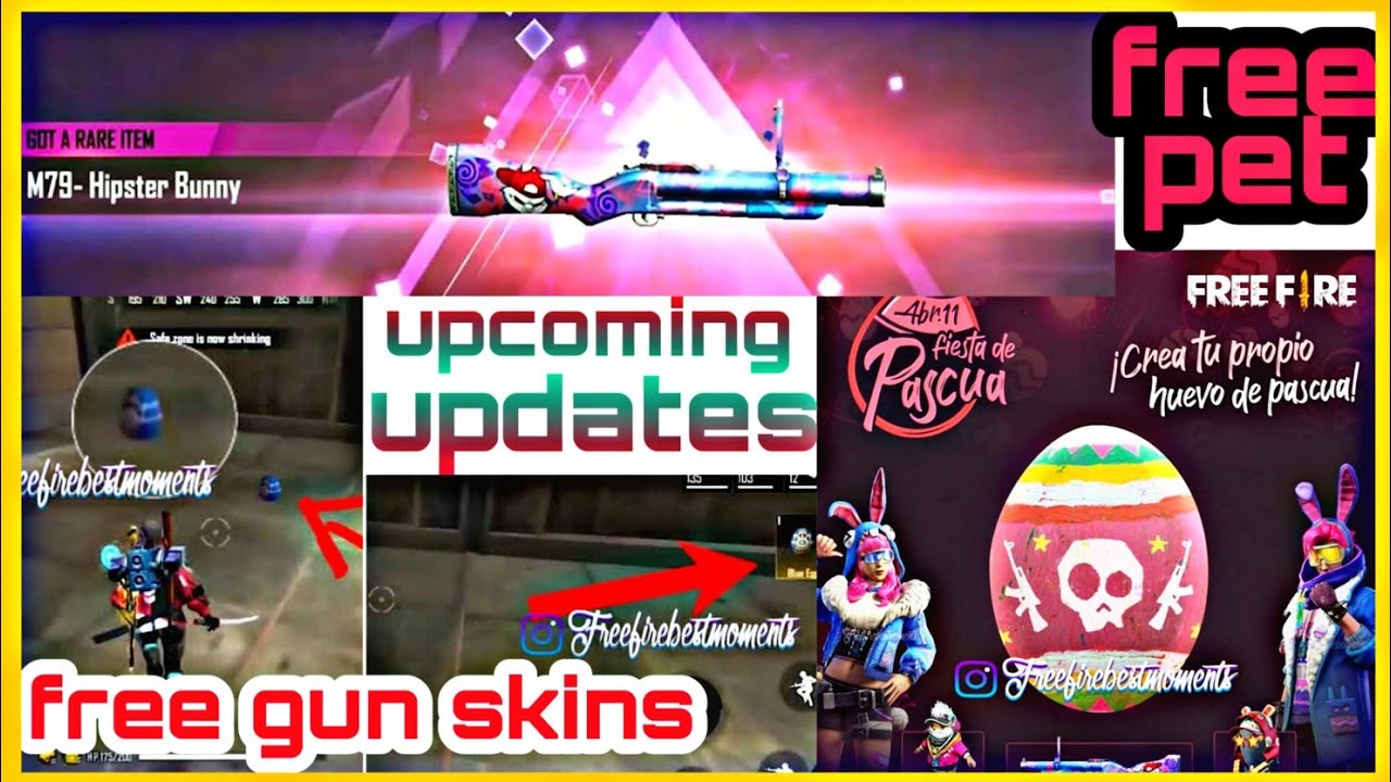 Free fire upcoming updates free gun skins maintenance server update