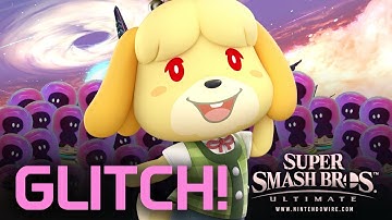 Isabelle Destroys EVERYTHING with Infinite Smash Ultimate Trophy Glitch