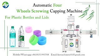 Celebrity Automatic Four Wheels Screwing Capping Machine |  PET Bottles Caps Sealing Machine Net Worth
