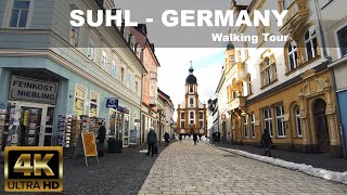 SUHL City Walk |  4K UHD | ⛅ | 🇩🇪 | GERMANY