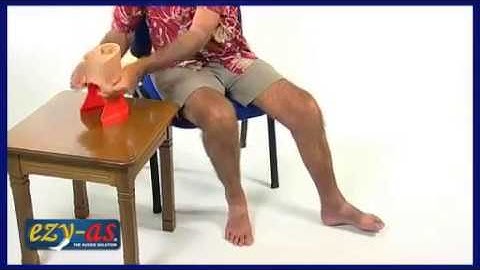 How to Self-apply a surgical stocking using the Ezy-As applicator - www.shhc.com.au