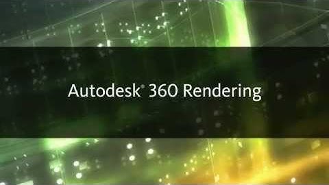 Autodesk 360 Rendering
