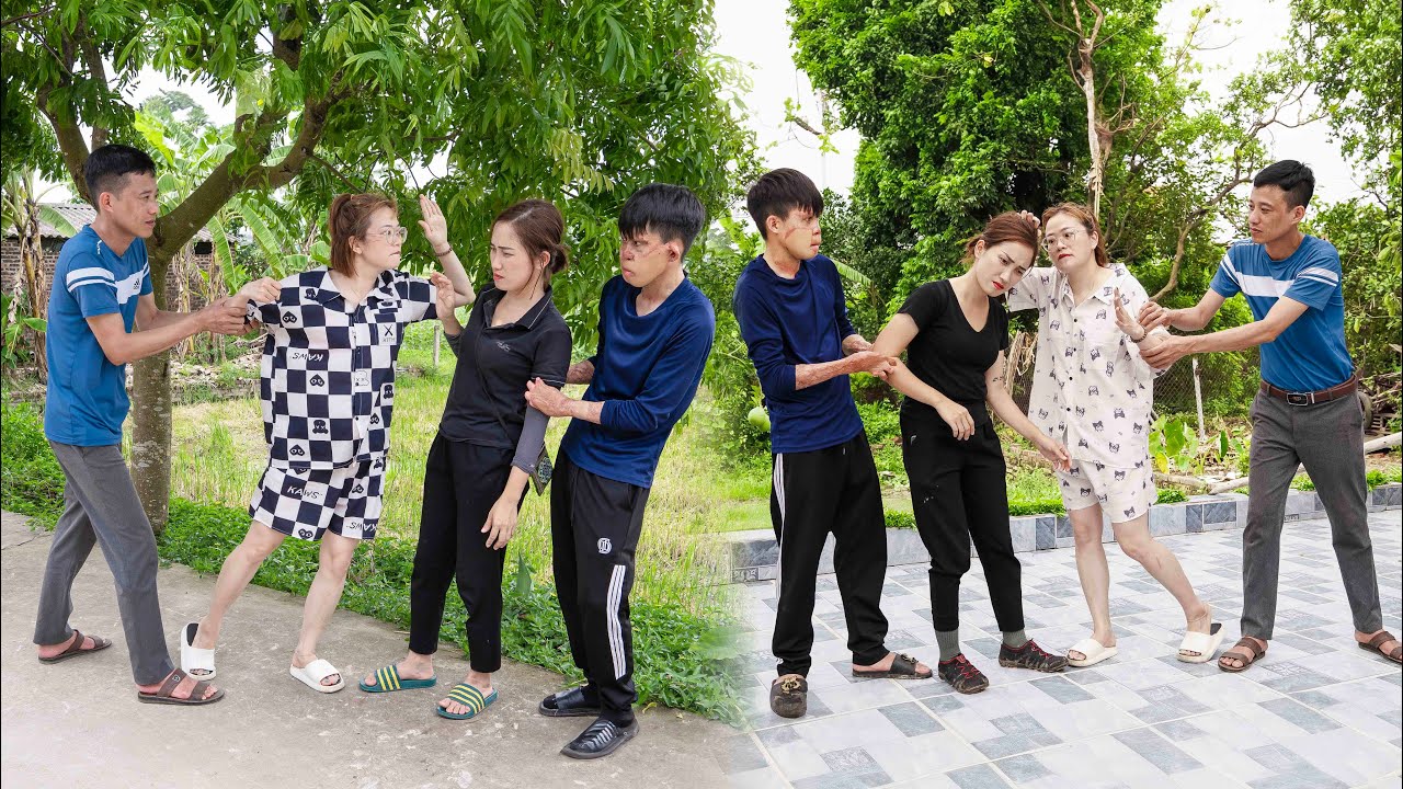 Will CEO Tuan and the disabled man be able to protect Hoa from Tuyen's aggressive attack?