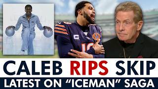 🚨Caleb Williams RIPS Skip Bayless Over Iceman Trademark Comments | Bears News Today