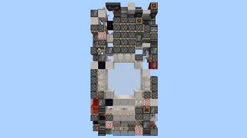 Smallest 5x5 Circle Door | 324 Blocks [McBe/Pe]