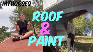 Redoing my big trailer! : Step 2 paint and roof sealing