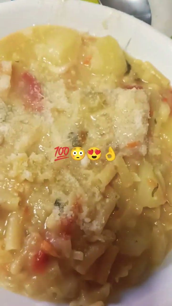 pasta e patate con provola👌🍸🍾🍸#ricetta #cucina #napoli #fastfood # ...