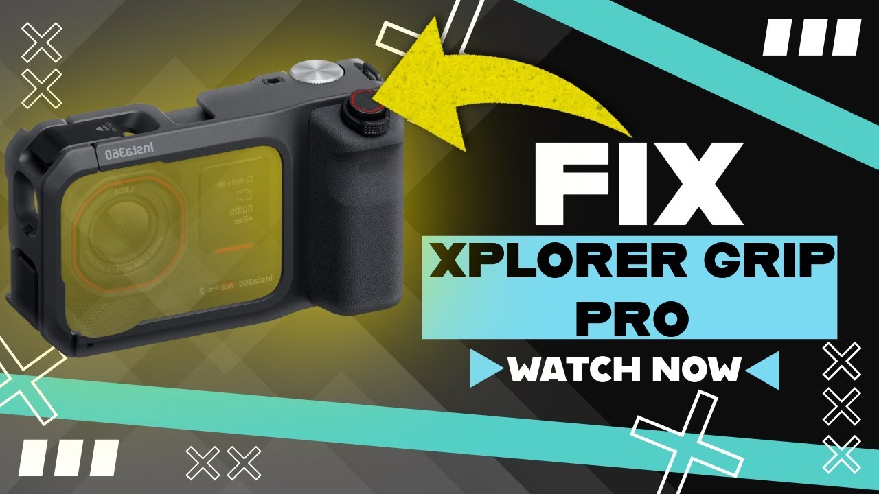 Как не потерять кнопку спуска затвора Xplorer Grip Pro. Insta Ace Pro 2