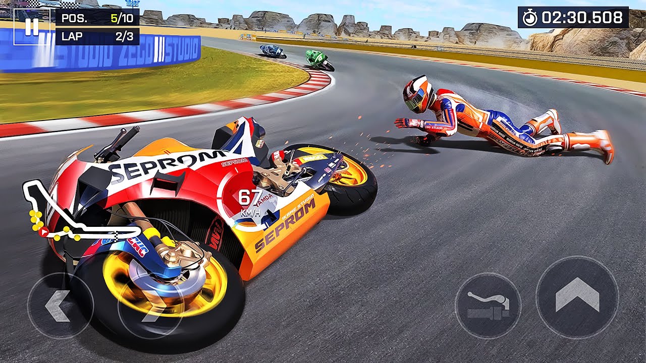 Moto Rider Bike Racing 2024 - Motorcross Bike Driving - Motor Bike Racing - Android GamePlay