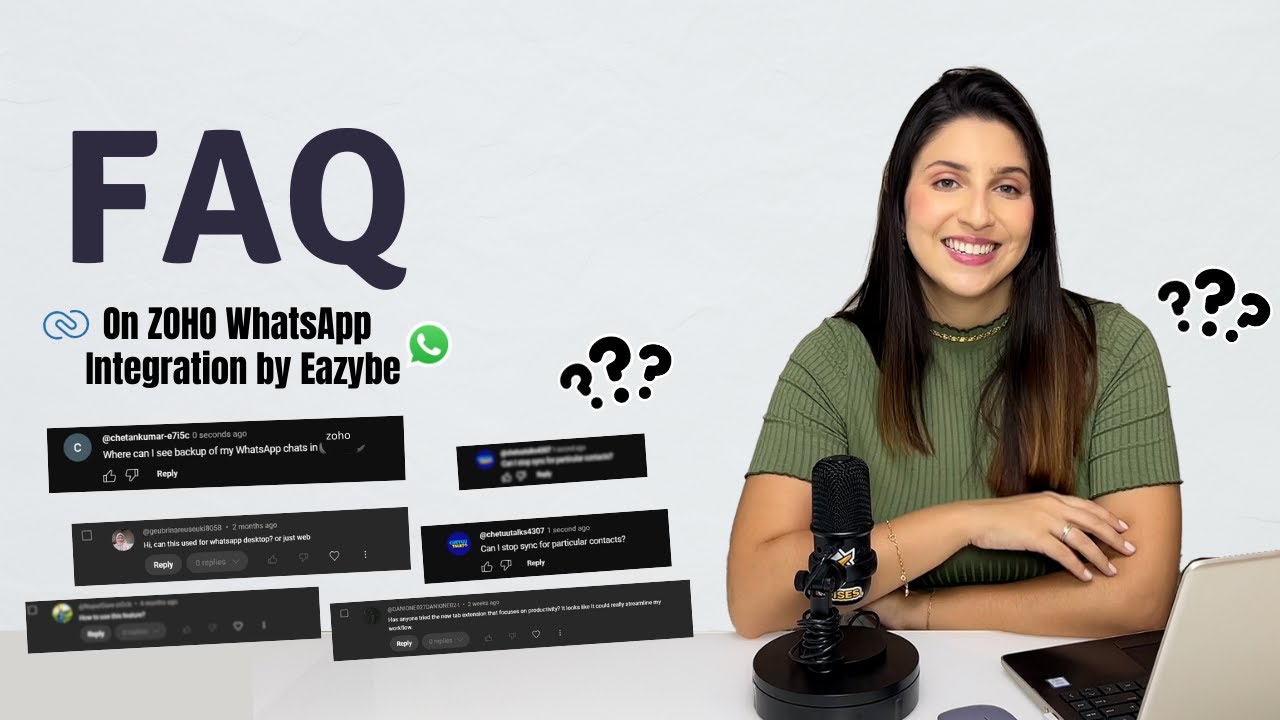 Zoho + WhatsApp Integration Using Eazybe | FAQ (Setup, Contacts ...