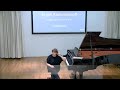 University Lesson on Rachmaninoff's Piano Music