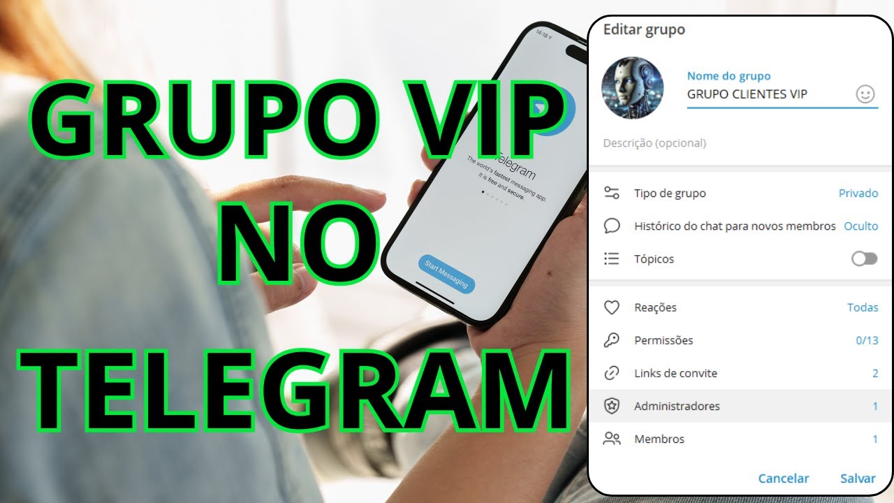 Como Criar um Grupo Privado no Telegram para Clientes: Tutorial ...