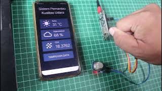 PROJECT #101 : MONITORING TEMPERATURE DAN HUMIDITY MENGGUNAKAN ANDROID STUDIO DAN IOT ANTARES