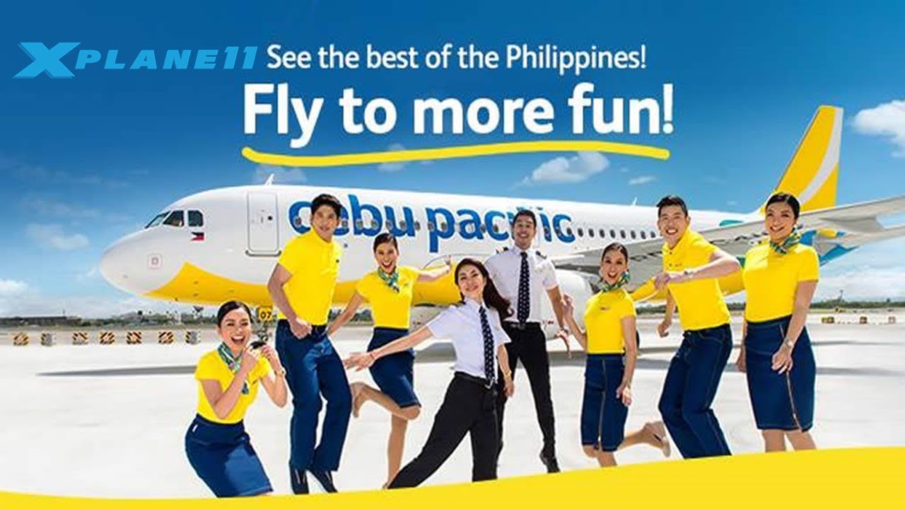 cebu pacific airlines a330 cebu to Manila X-Plane 11