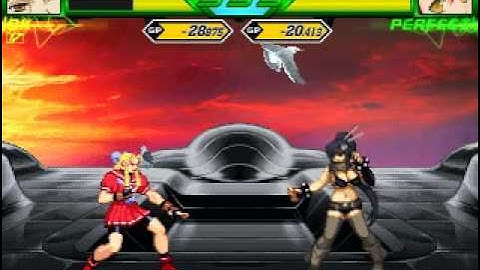 [Capcom vs SNK W 2.8] [Tag Team vs Solo] Karin and Sakura vs Yoko