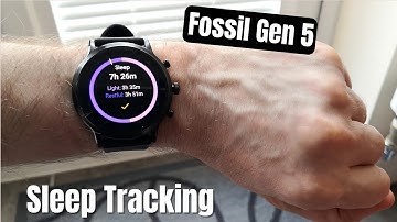 Fossil Gen 5 Automatic Sleep Tracking