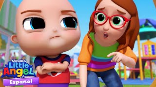 Juguemos sin pelear en la escuela | Canciones Infantiles 🎵 Para bebés | Little Angel
