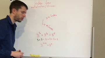 Index Law (Multiplication and Division)