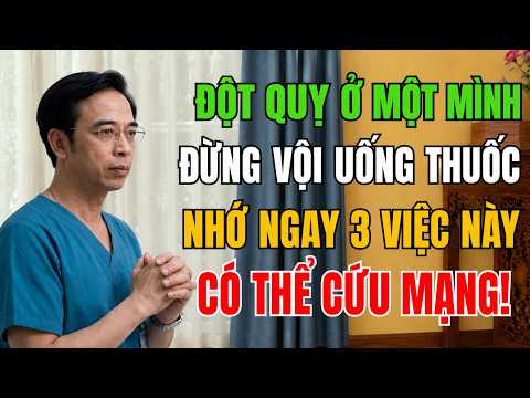 Bác Sĩ Tim Mạch Cảnh Báo: Đột Quỵ Khi Ở Một Mình, Sai 1 Việc Là Có Thể Không Bao Giờ Tỉnh Lại
