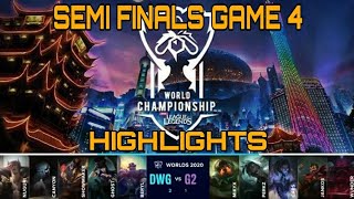 G2 VS DWG ~ Game 4 | Semi finals S10 LoL Worlds 2020 Playoffs | G2 Esports Vs DAMWON Gaming ! LOL