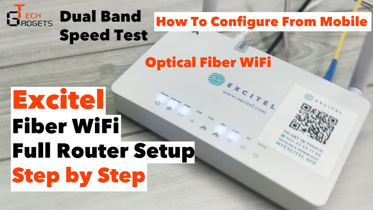 router fiber  New Update  Excitel Optical Fiber WiFi | Full Router Setup | Step by Step | Speed Test | All you need to know.