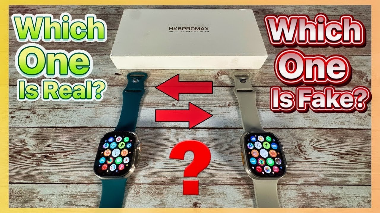 Most Realistic Fake Apple Watch Ultra - HK8 Pro Max - YouTube