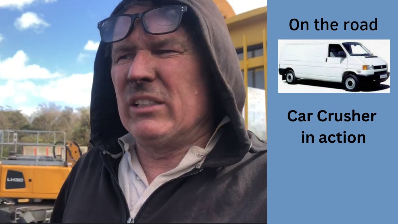 Crushing Cars into a long cube YouTube