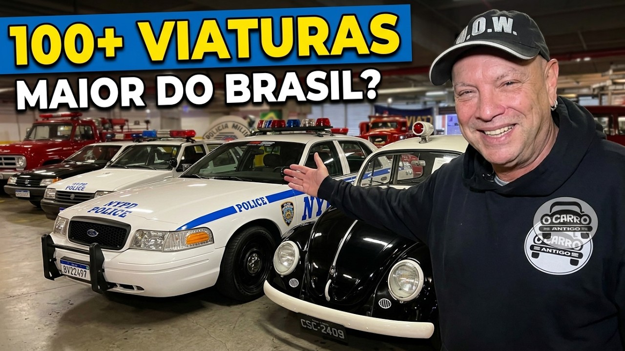 O MAIOR MUSEU DE VIATURAS ANTIGAS DO BRASIL? Conhecemos a Expo Viaturas ABC!